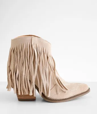 Dingo Tangles Fringe Suede Western Boot