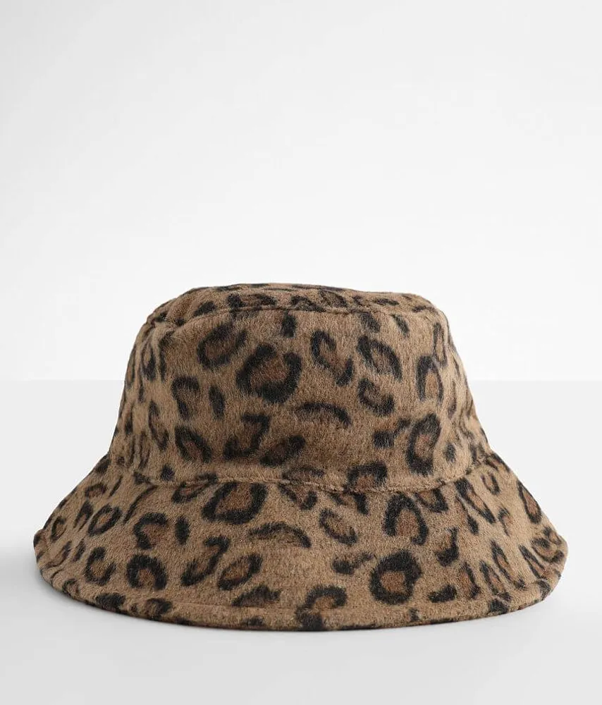 Katedral kunst symptom Buckle David & Young Leopard Print Bucket Hat | Green Tree Mall