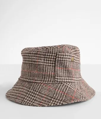 David & Young Houndstooth Bucket Hat