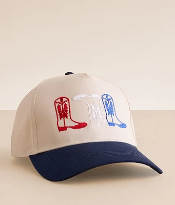 Cowboy Boot Baseball Hat