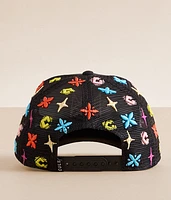 Logo Pattern Trucker Hat
