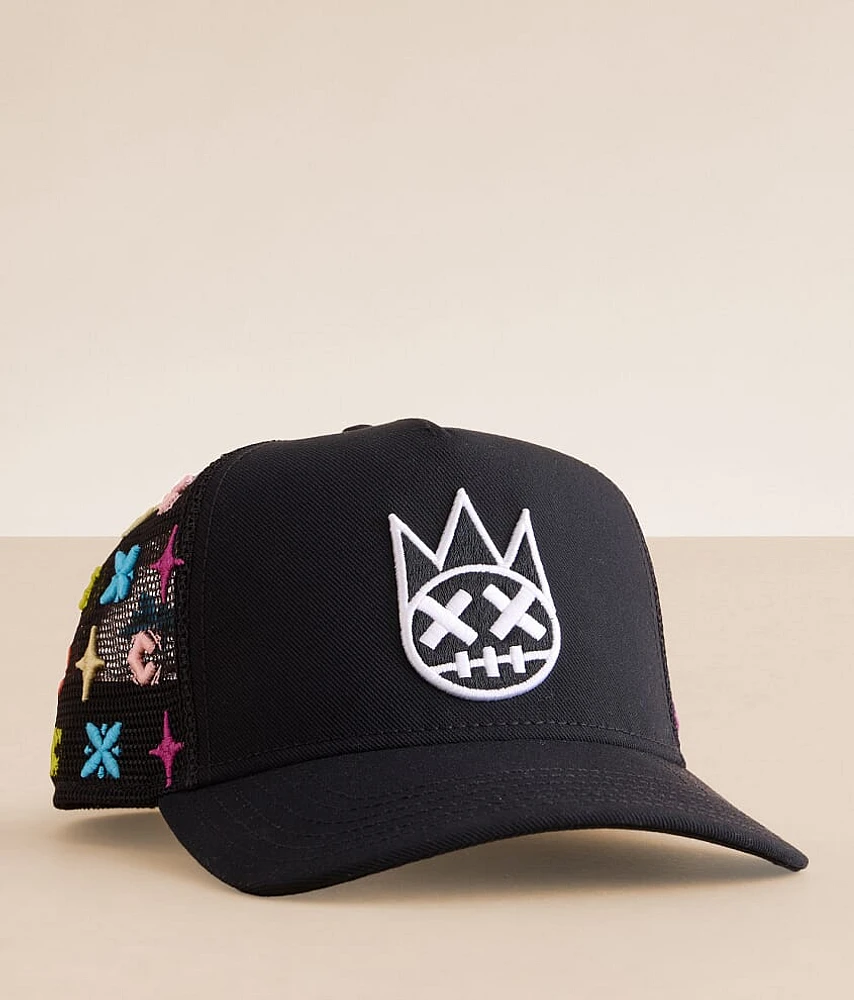 Logo Pattern Trucker Hat