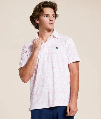 The Watercolor Flower Performance Polo
