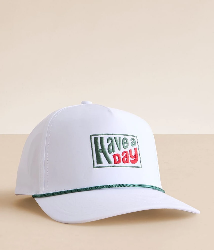 Have A Day Retro Rope Hat