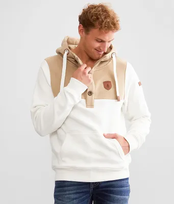 Wanakome Harrison Hooded Henley Sweatshirt