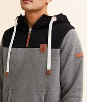 Rob Quarter Zip Hooded Sweatshirt