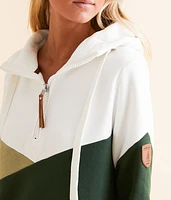 Roxie Quarter Zip Hooded Sweatshirt