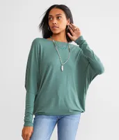 Double Zero Boatneck Dolman Top