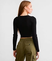 Be My Comfort Cropped Sweater