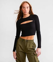 Be My Comfort Cropped Sweater