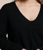 Textured Knit Sweater