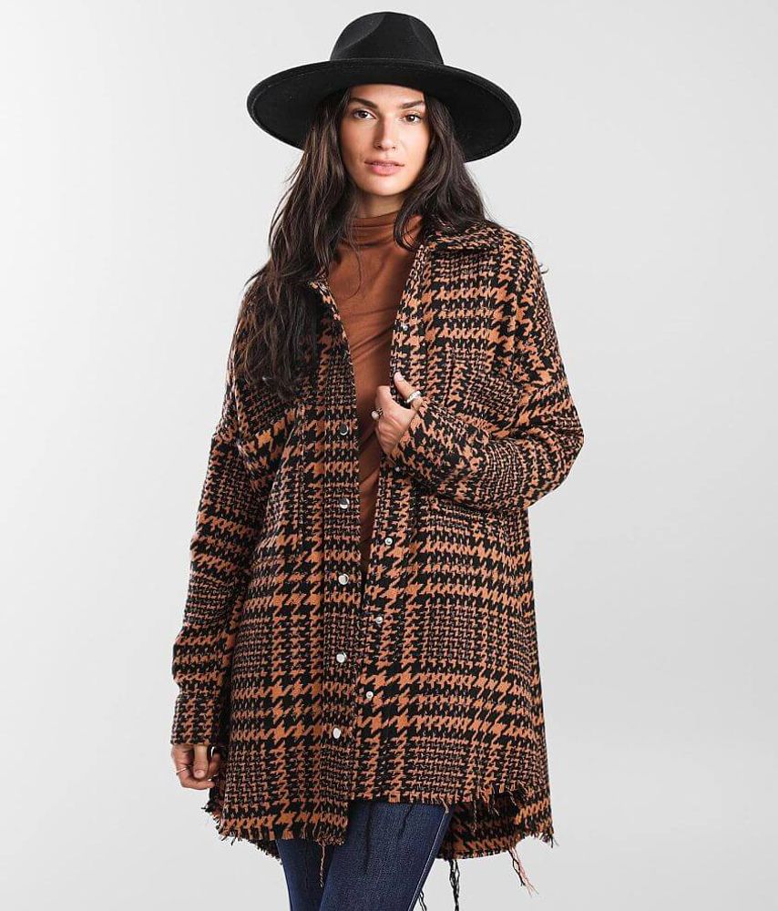 BKE Houndstooth Tweed Jacket