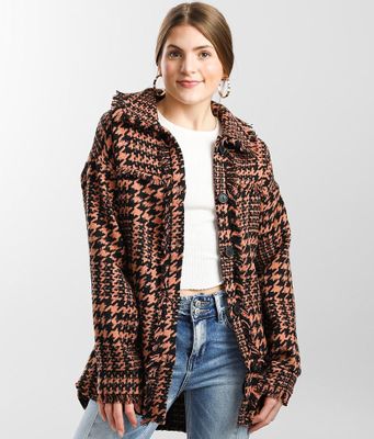 Hyfve Houndstooth Shacket