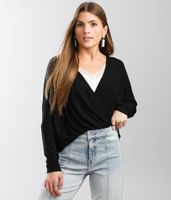 Hyfve Ribbed Crossover Top
