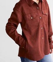 Faux Suede Shacket