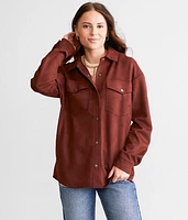 Faux Suede Shacket