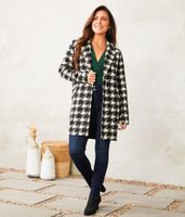 Willow & Root Checkered Dress Coat