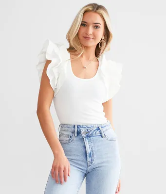 Hyfve Just My Type Ruffle Top