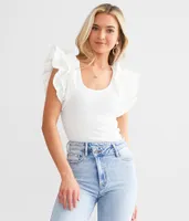 Hyfve Just My Type Ruffle Top