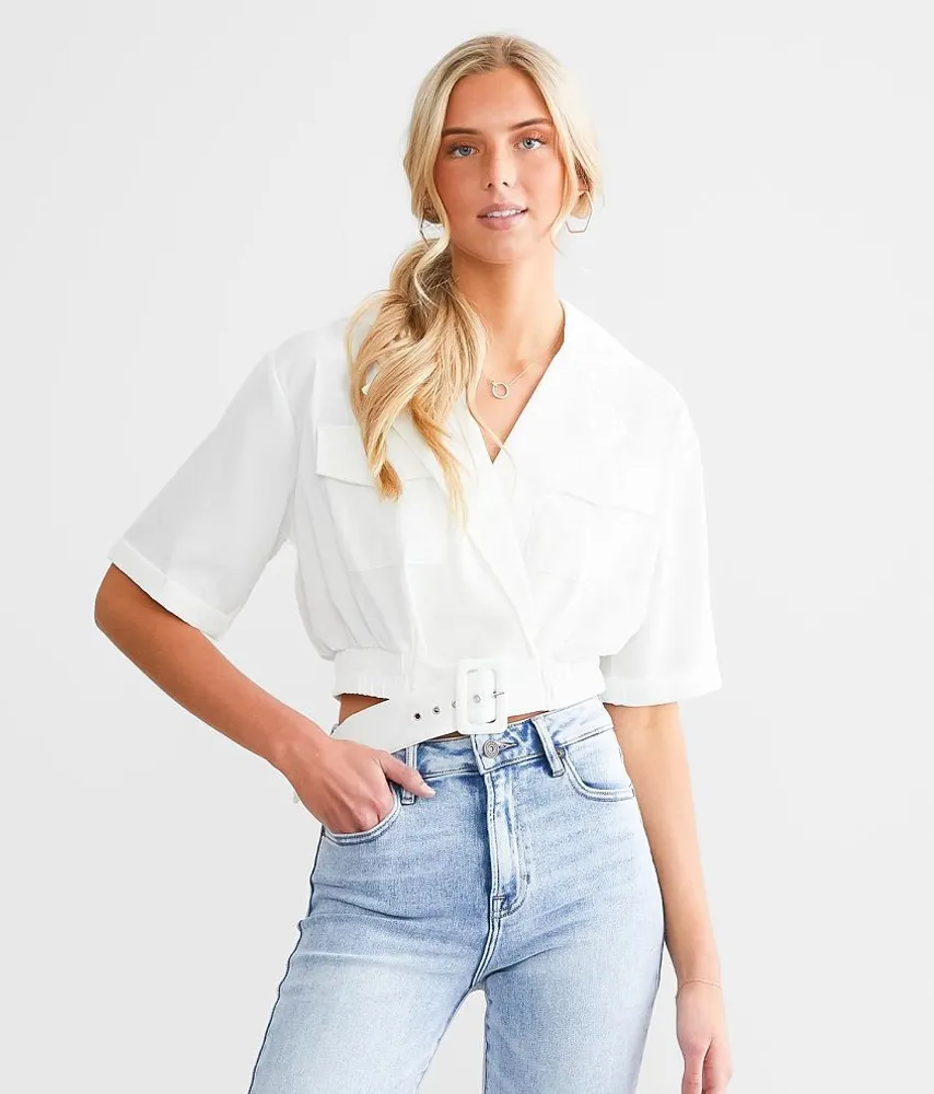 Hyfve She's Iconic Surplice Dolman Top