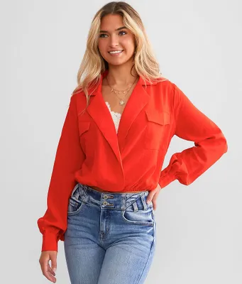 Hyfve Collared Surplice Top