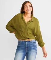 Hyfve Textured Woven Blouse