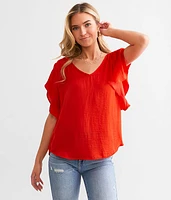 Hyfve Sheen Flutter Top