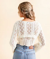Crochet Cropped Sweater