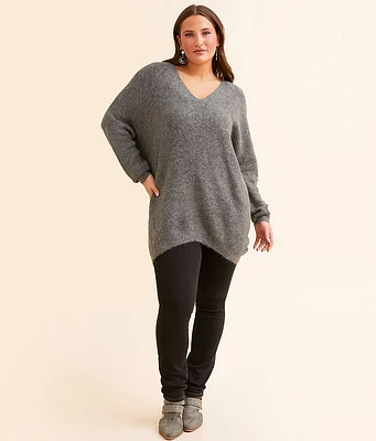 Hyfve V-Neck Oversized Sweater