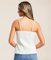 Split Front Tank Top