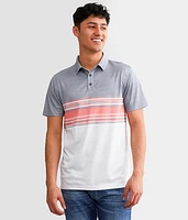 Striped Performance Polo