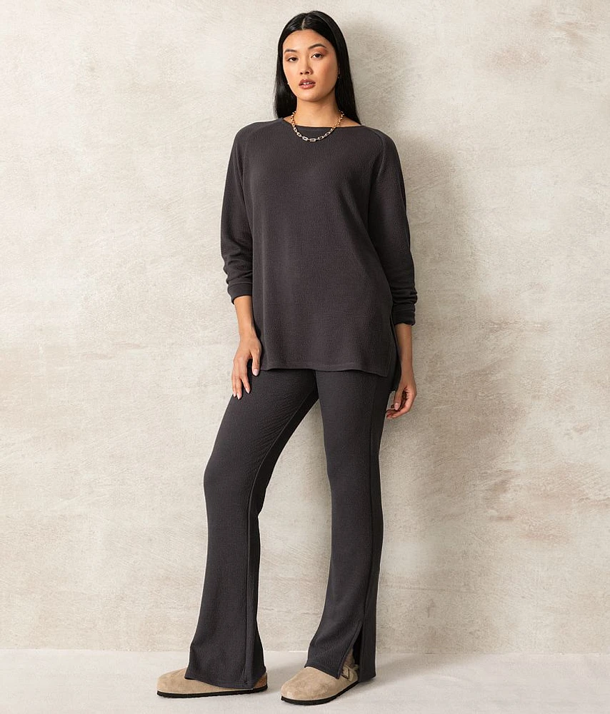 Buckle Black Raya Split Flare Pant