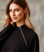 Asymmetrical Quarter Zip Pullover
