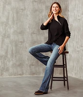 Asymmetrical Quarter Zip Pullover
