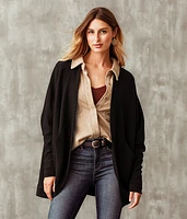 Textured Cocoon Cardigan