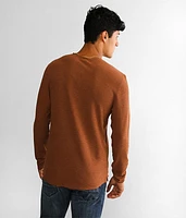 Textured Knit Henley