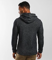 Fleece Waffle Knit Hoodie