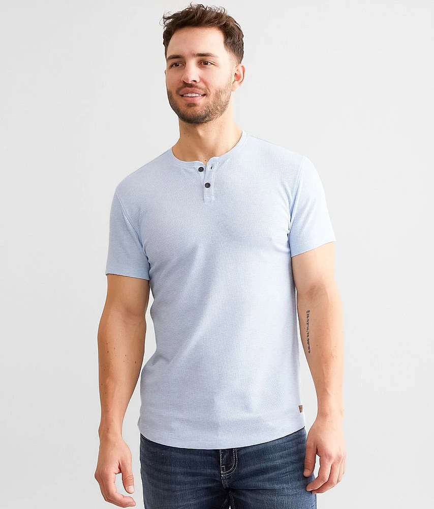 Textured Knit Henley