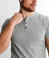 Textured Knit Henley