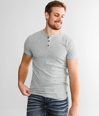 Textured Knit Henley