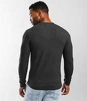 Brushed Knit Henley
