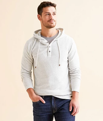 Outpost Makers Heathered Henley Hoodie