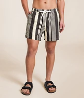 Striped Volley Swim Trunks