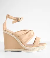 Qupid Cascade Wedge Sandal