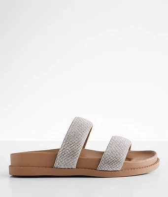 Qupid Glitz Double Strap Sandal