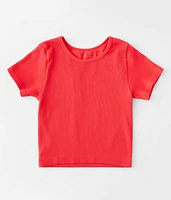 Girls - Modish Rebel Ribbed T-Shirt