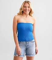 Freshwear Ribbed Seamless Tube Top