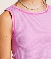 Waffle Knit Two Way Brami