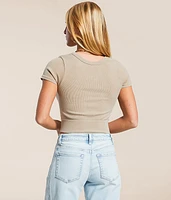 Two-Way Washed Contour Top