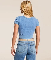 Two-Way Washed Contour Top